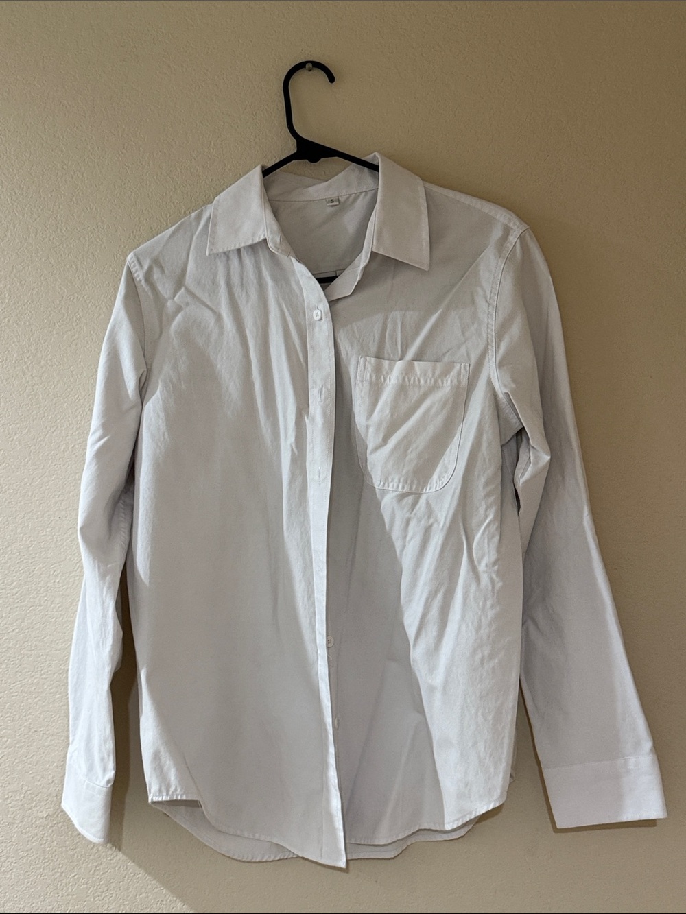Classic White Button-Up Shirt